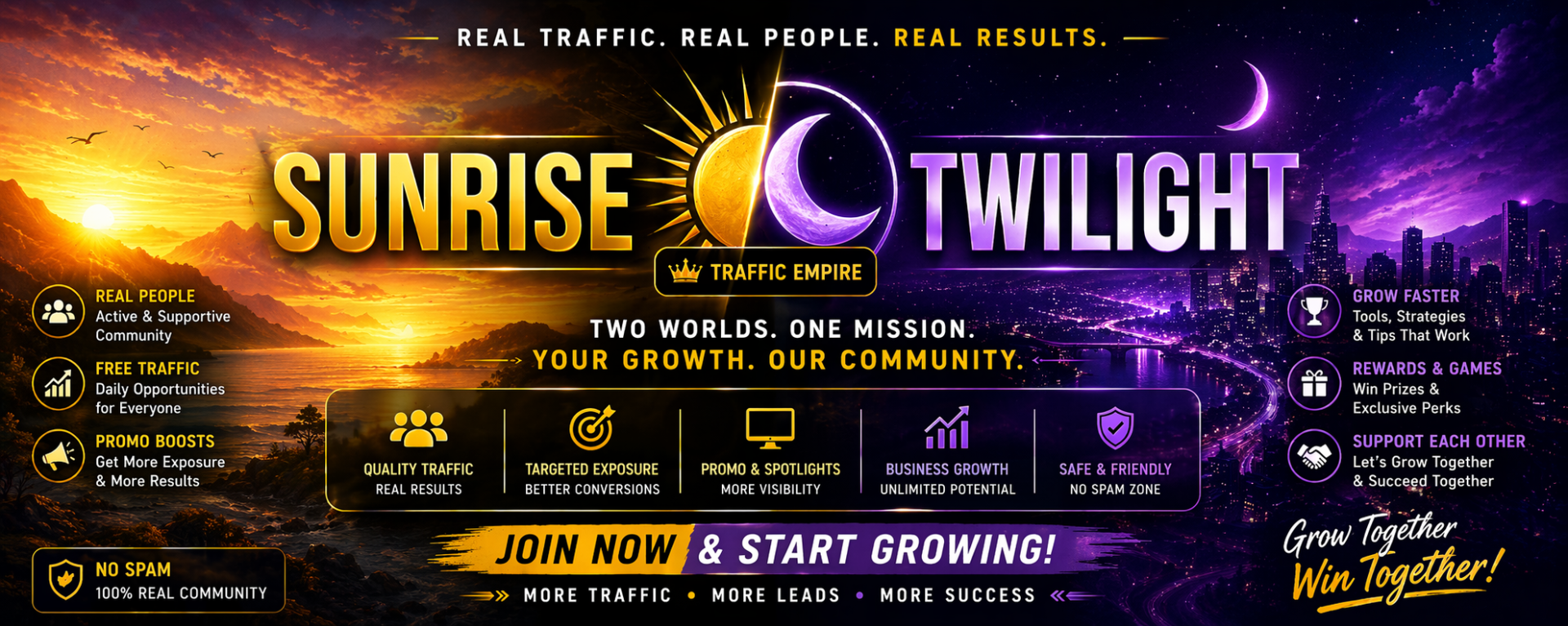 Sunrise Twilight Banner