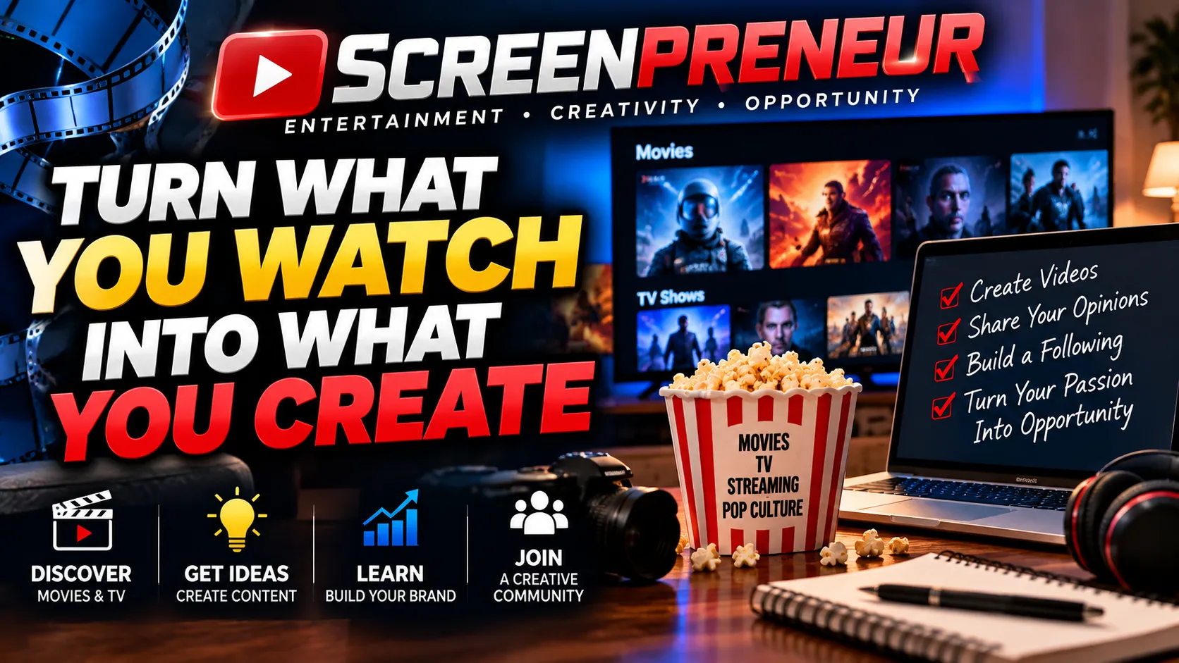 What Is Screenpreneur? Turn What You Watch Into What You Create