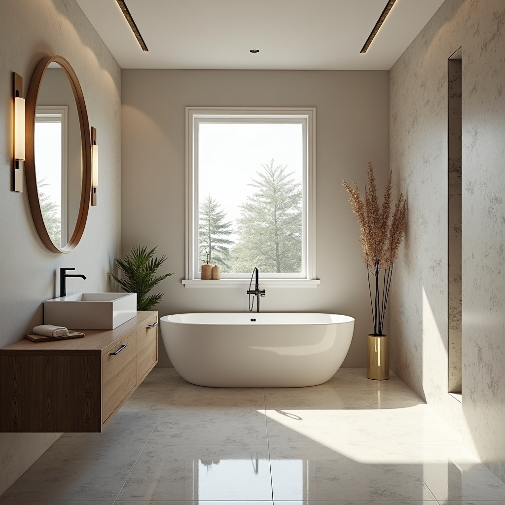 Spa-like bathroom design