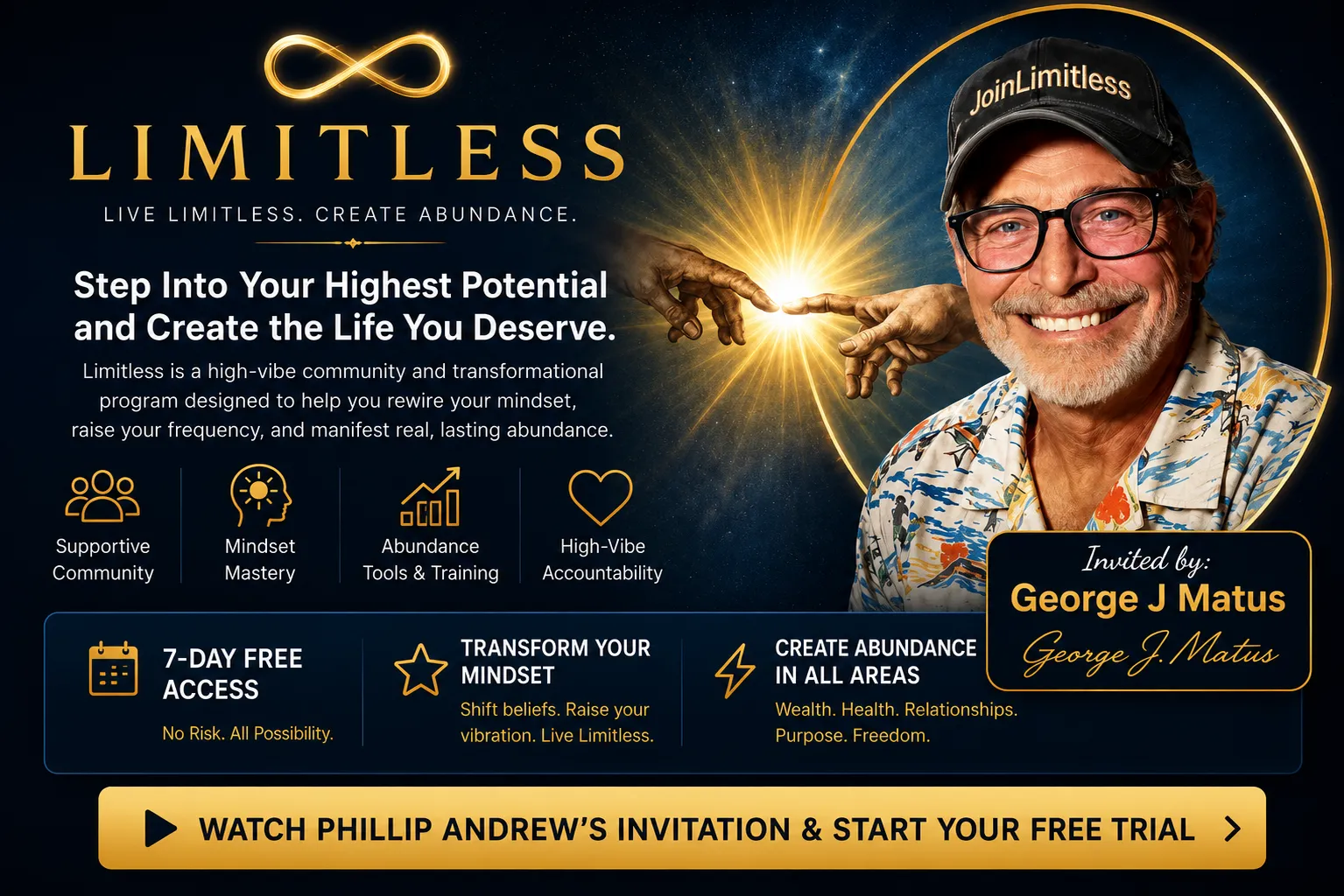 LIMITLESS invitation recommended by George J. Matus