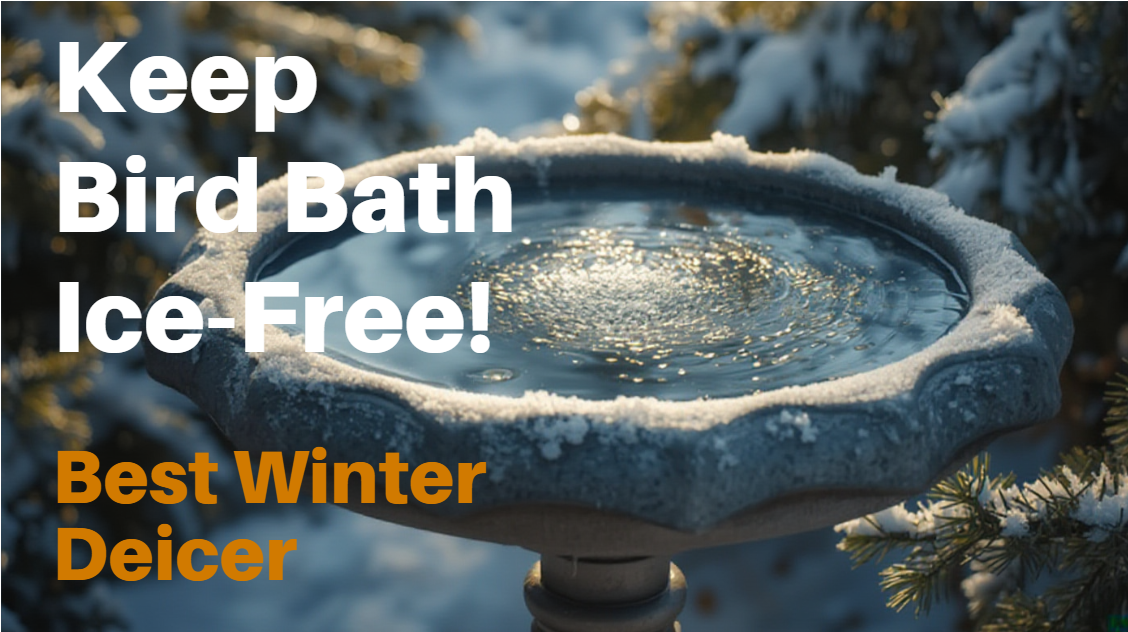 Best Utility Deicer to Keep Your Bird Bath From Freezing This Winter