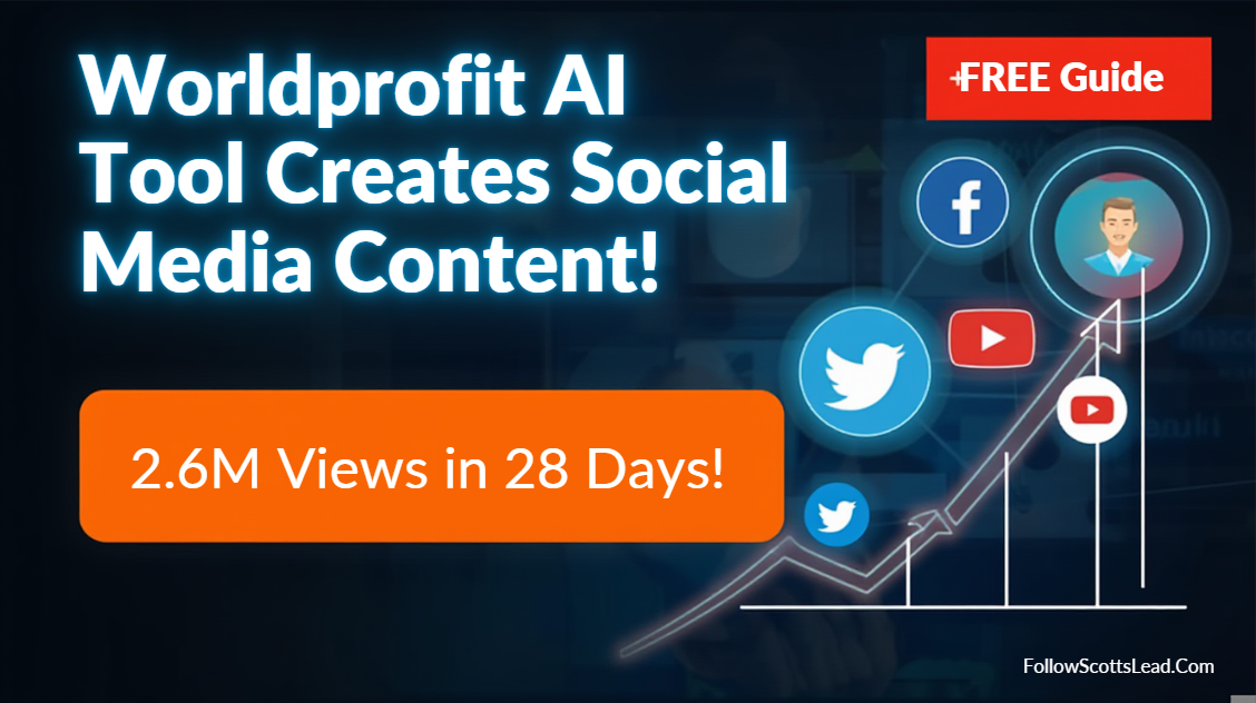 Create Social Media Content Fast with WorldProfit AI